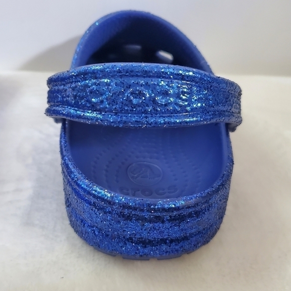 Crocs Disney Parks Make A Wish Come True Blue Silver Glitter Clog Unisex - Picture 12 of 16